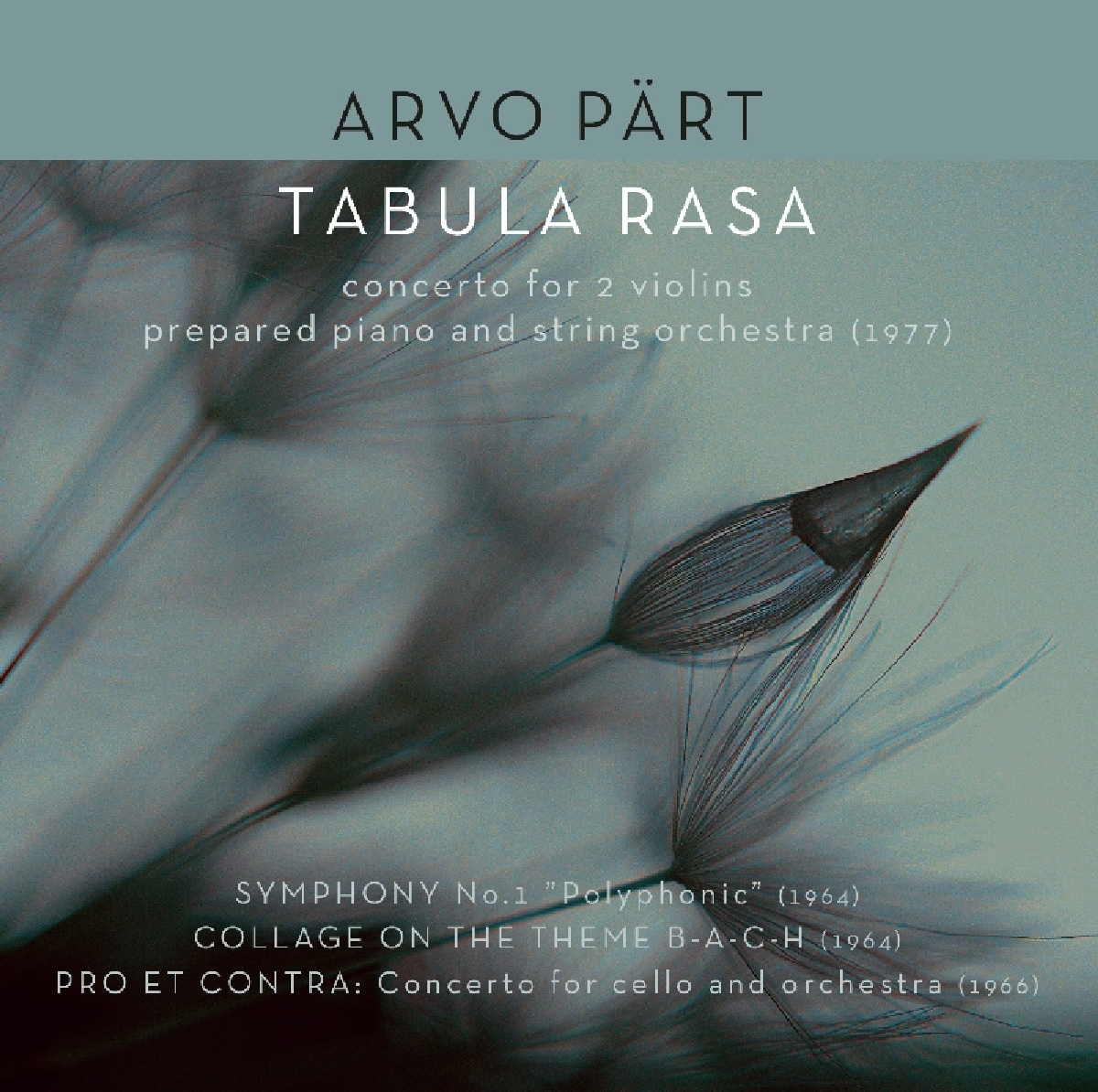 Arvo Pärt · Tabula Rasa (CD) (2017) · imusic.dk